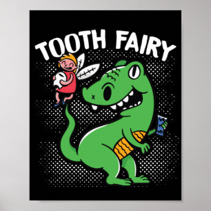Poster Dentiste Dental Assistant Hygiéniste Tooth Fairy