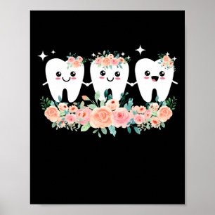 Poster Dentiste Dental Assistant Oral Hygiéniste Dent