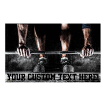 Poster d'entraînement de motivation personnalisée 
