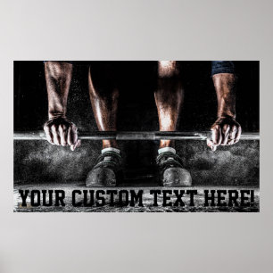 Poster d'entraînement de motivation personnalisée