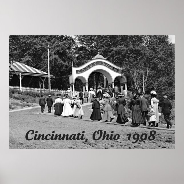 Poster d'entrée de l'île Coney (Devant)