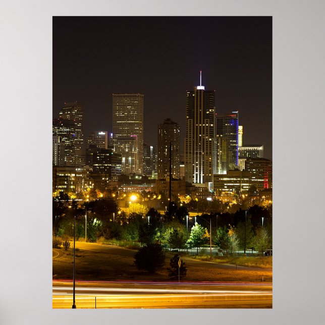 Poster Denver Skyline (Devant)