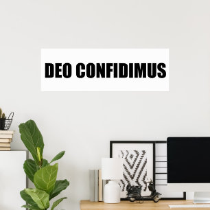 Poster Deo confidimus