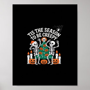 Poster Déplaisant Funny Skeleton Halloween Éffrayant