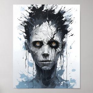 Poster Déplaisant Imaginaire Halloween Monster Zombie