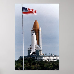 Poster Déploiement de la découverte des navettes spatiale