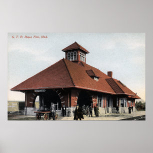 Poster Dépôt ferroviaire G T & R