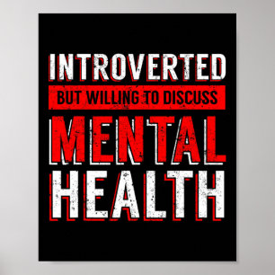 Poster Dépression de la sensibilisation à la santé mental