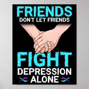 Poster Dépression Hommes Femmes Prévention Suicide Sensib