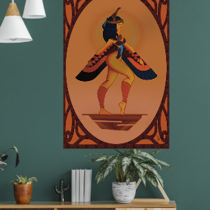 Poster der ägyptischen Göttin MAAT