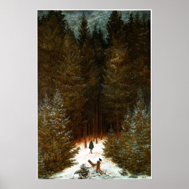 Poster Der Chasseur im Walde (Devant)