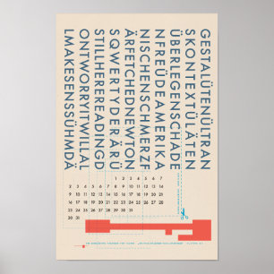 Poster der EVERLÄSTING KÄLENDER von FLOMM