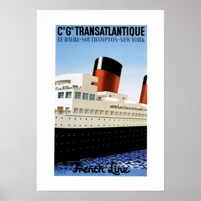 Poster der französischen Linie Midships (Vorne)