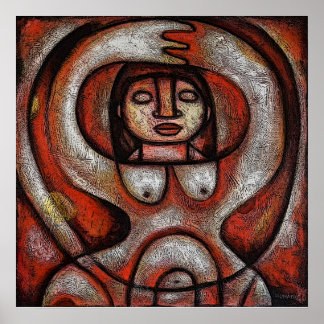 Poster der Göttin (Fruchtbarkeit)