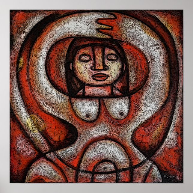 Poster der Göttin (Fruchtbarkeit) (Vorne)