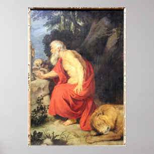 Poster Der Heilige Hieronymus