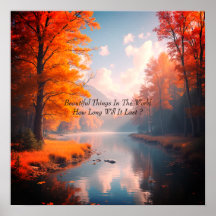 Poster der Herbstlandschaft