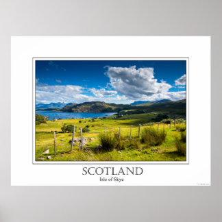 Poster der Insel Skye in Schottland