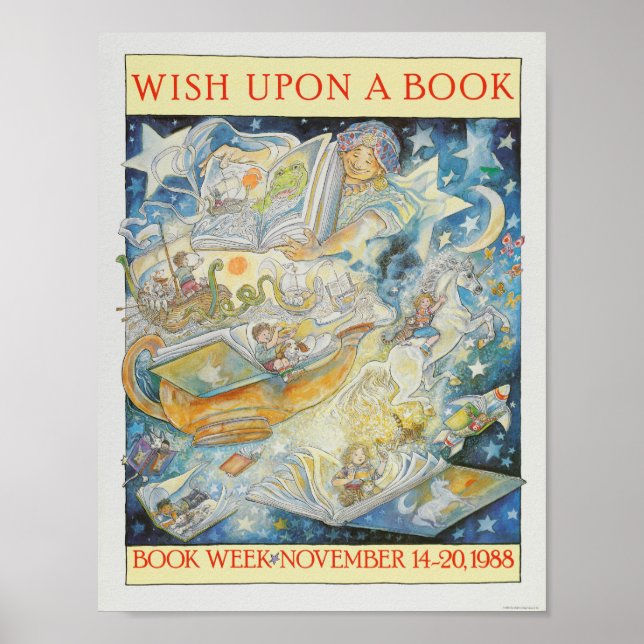 Poster der Kinderbuchwoche 1988 (Vorne)