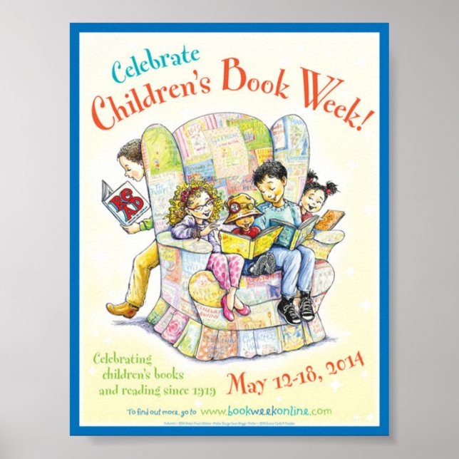 Poster der Kinderbuchwoche 2014 (Vorne)
