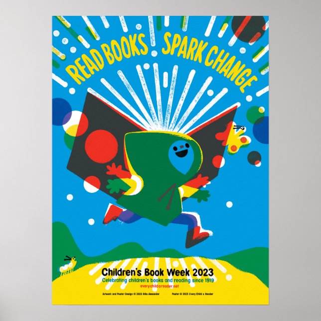Poster der Kinderbuchwoche 2023 (Vorne)