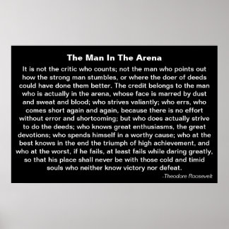 Poster "Der Mann in der Arena"