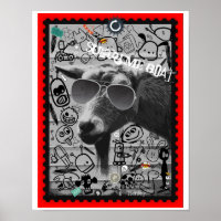 Poster der obersten Ziege {Bestste aller Zeiten}