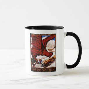 Poster der Olympischen Winterspiele 1924 Tasse