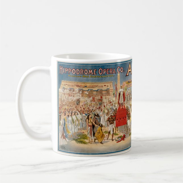 Poster der Oper (1908) Kaffeetasse (Links)