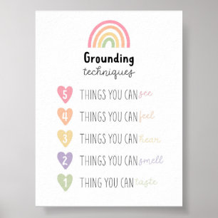 Poster der Pastel Grounding-Technik