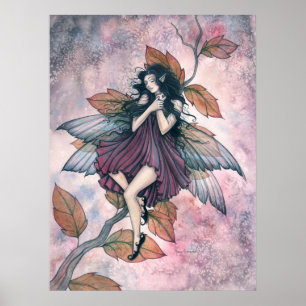 Poster der schlafenden Herbstfee von Molly Harriso