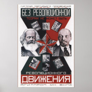 Poster der sowjetischen Propaganda