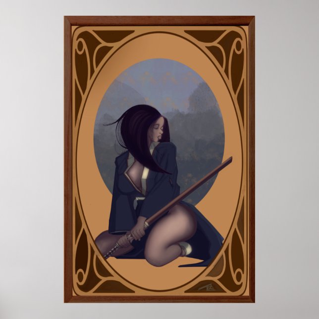 Poster der weiblichen Samurai (Vorne)