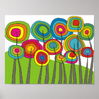Poster der Whimsistischen Blume #7