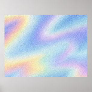 Poster Dérive de ciel pastel