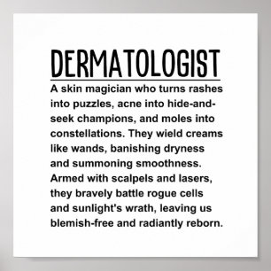 Poster Dermatologue