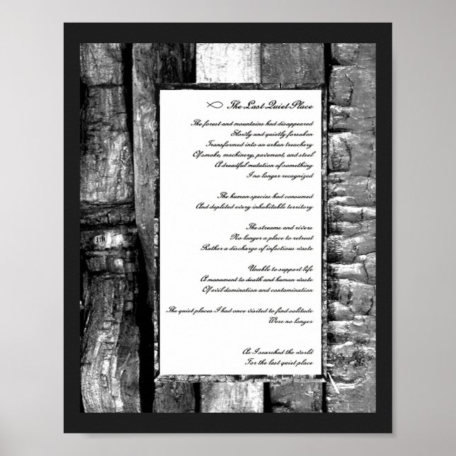 Poster Dernier endroit calme (Devant)