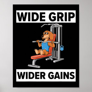 Poster Dernier exercice de musculation entraînement de mu