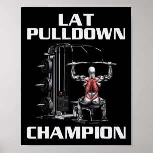 Poster Dernier exercice de musculation entraînement de mu