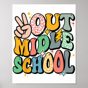 Poster Dernier Jour De Chemise De L'École Secondaire Paix