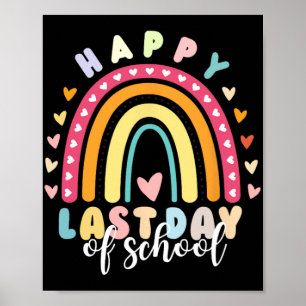 Poster Dernier Jour D'école Enseignant