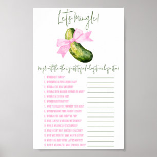 Poster Dernier Pickle, Mingle Shower Game