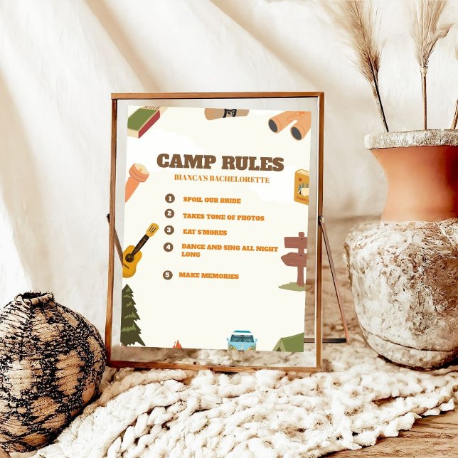 Poster Dernier Sentier Avant Le Camp Veil Régit Bachelore (Créateur téléchargé)