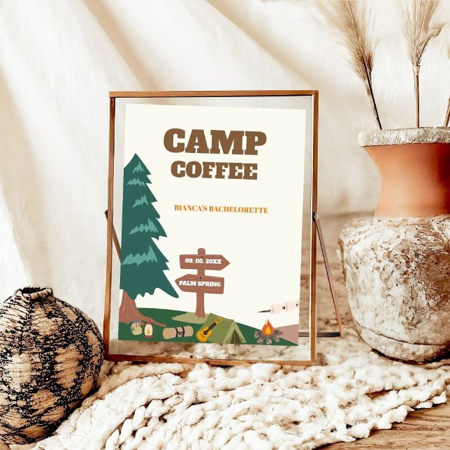 Poster Dernier Sentier Avant Le Veil Camp Coffee (Créateur téléchargé)