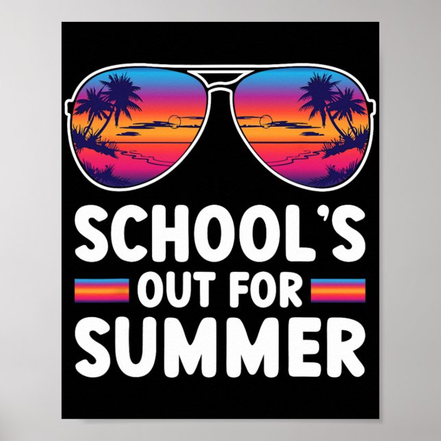 Poster Dernière journée d'école dehors pour les garçons d (Devant)