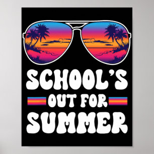 Poster Dernière journée d'école dehors pour les garçons d