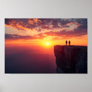Poster Dernière lumière au bord du monde