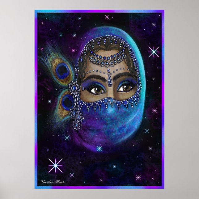 Poster Derrière l'affiche du voile (Devant)