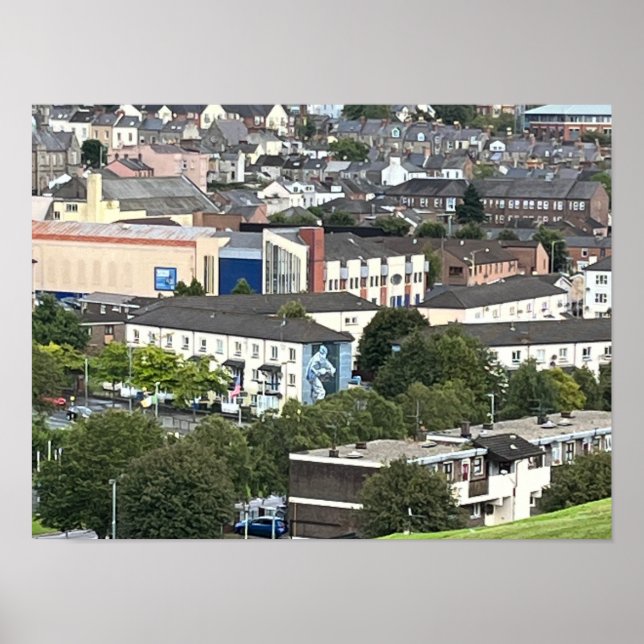 Poster Derry/Londonderry Irlande du Nord Europe (Devant)