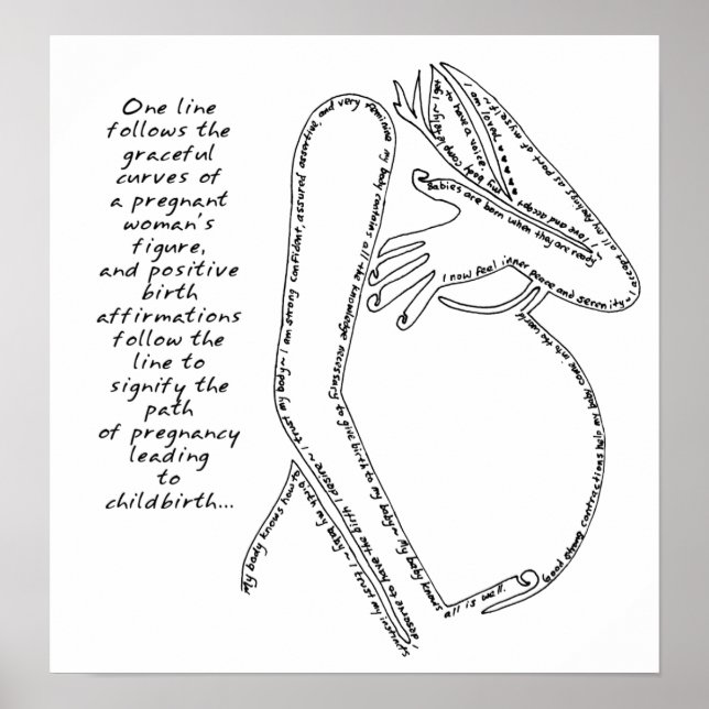 Poster des Affirmations de naissance (Devant)